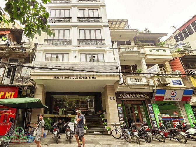 Bán nhà sổ đỏ chính chủ mặt phố quảng khánh , dt 160m2 x 6t , mt 9m