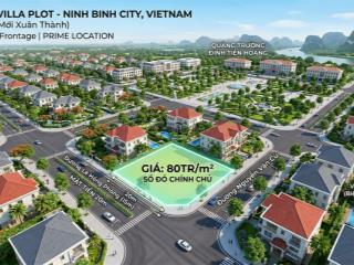 Siêu phẩm đất biệt thự phố đinh tiên hoàng  ngay quảng trường đăng đạo (quảng trường 2)  tp. nb