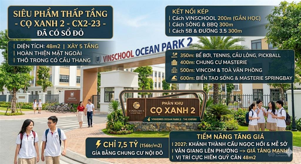 Tôi chính chủ bán cơ hội đầu tư siêu phẩm cọ xanh 223 ocp 2 chỉ 7.25 tỷ