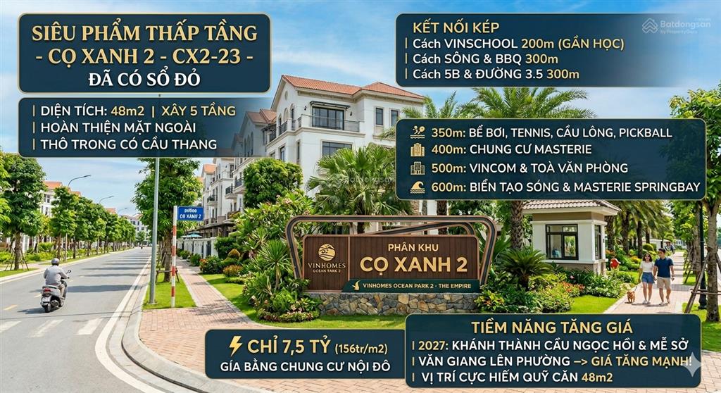 Tôi chính chủ bán cơ hội đầu tư siêu phẩm cọ xanh 223 ocp 2 chỉ 7.25 tỷ