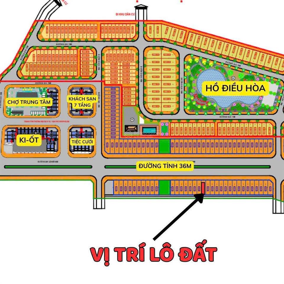 Bán đất nền dự án mặt đường 36m, đầy đủ tiện ích hồ điều hòa, tttm, chợ, trường học