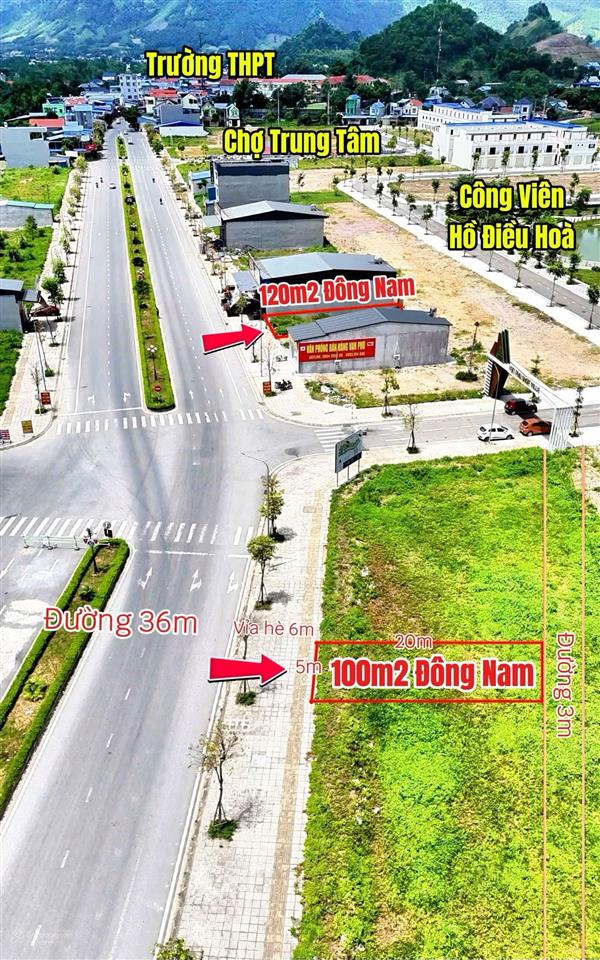 Bán đất nền dự án mặt đường 36m, đầy đủ tiện ích hồ điều hòa, tttm, chợ, trường học