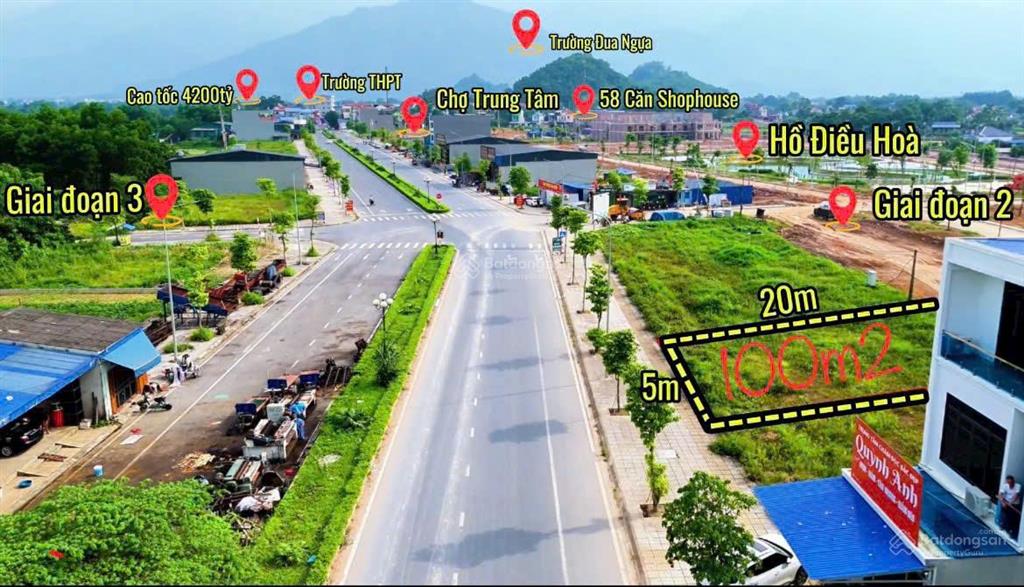 Bán lô đất nền vạn phú shophouse đường tỉnh 261, thái nguyên, diện tích 120m²  0904 990 ***