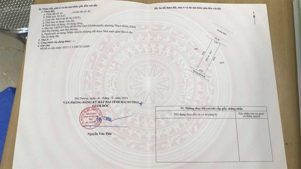 Chính chủ cần bán lk05  07 đại lộc 1 quang giáp. đã có bìa, công chứng ngay