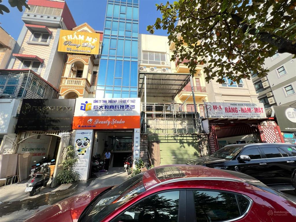 Bán nhà mặt phố nghĩa tân, hoàng quốc việt 42 tỷ 80m2 mặt tiền gần 5m xây 3 tầng 2 mặt thoáng