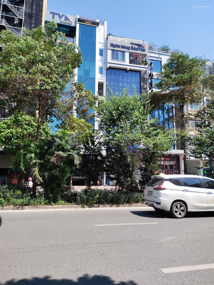 Bán nhà mặt phố nguyễn khánh toàn 42 tỷ 60m2 mặt tiền 6m xây 5 tầng cho thuê 80 triệu/tháng