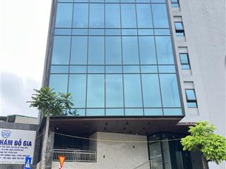 Toà nhà phố trung hoà gần vũ phạm hàm 54 tỷ 100m2 mặt tiền 7,3m 8 tầng có hầm cho thuê cao