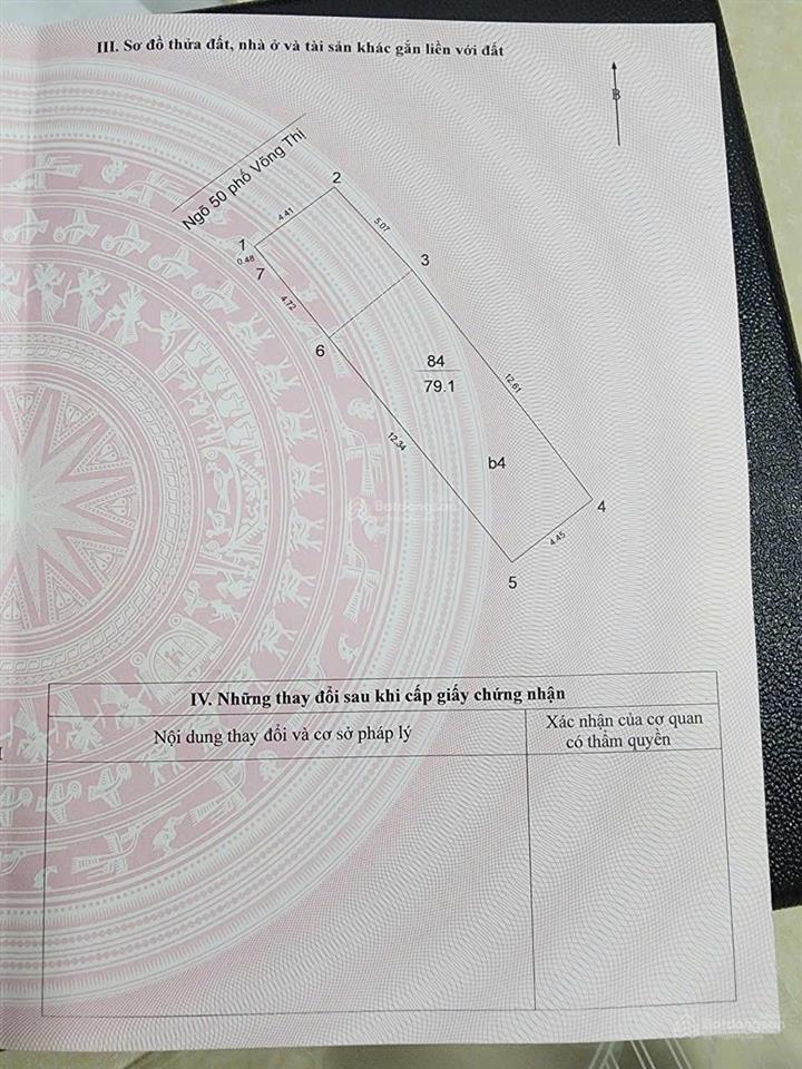 Bán nhà phố võng thị, lạc long quân 18 tỷ 80m2 mt4,5m xây 4 tầng ngõ ô tô vào nhà