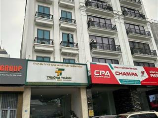 Bán gấp mặt phố khu nguyễn chánh hơn 60 tỷ 105m mt6,5m 7 tầng có hầm cho thuê cao