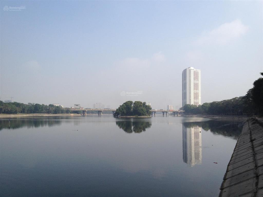 Mặt phố nguyễn hữu thọ, hoàng mai view hồ linh đàm lô góc 3 mặt đường mặt tiền 15m duy nhất