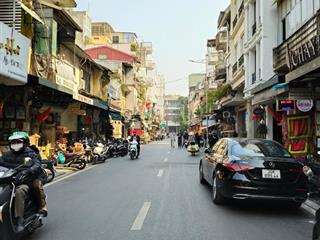 Mặt phố hàng quạt hoàn kiếm mt 7.5m giá 850tr/m2 xây khách sạn cực vip