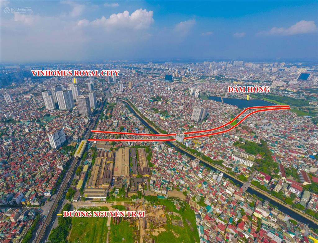 Mặt đường vành đai 2.5 đoạn thanh xuân lô góc 200m2 mt 9m giá 80 tỷ vuông đẹp