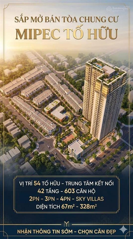 Mở bán đợt 1 liền kề, shophouse dự án mipec 54 tố hữu iconia lakeside ký trực tiếp cđt 0904 613 ***