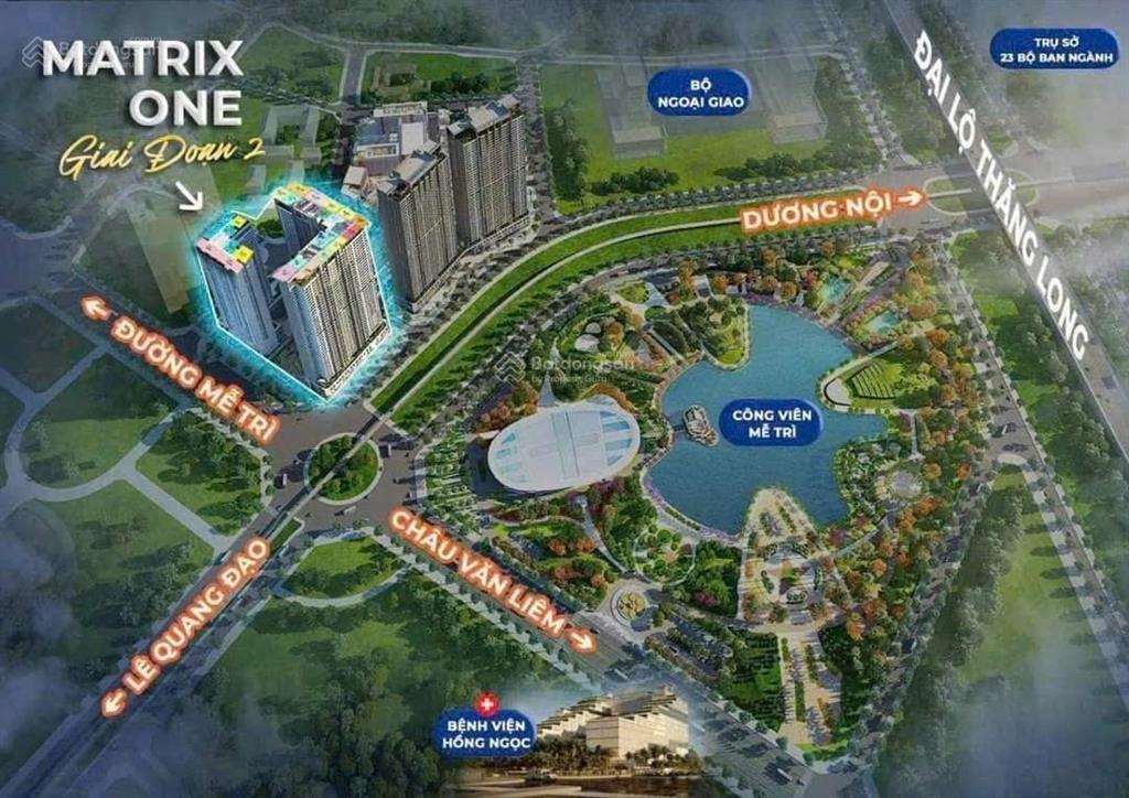 Hàng hiếm tại the matrix one premium, 12 tỷ vnd, 120.3m2, 3pn, 3wc