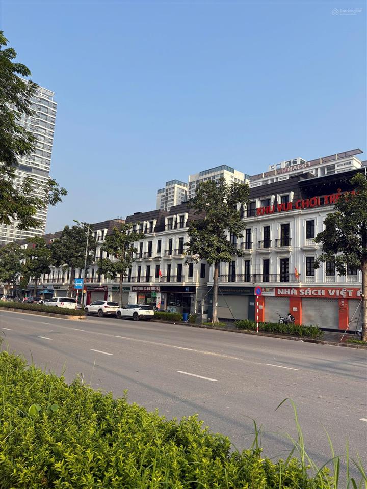 Cho thuê nhà mặt phố hoàng minh thảo embassy garden 124m2, 4tầng, mt 6.2m vị trí đắc địa