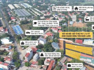 Chỉ nhỉnh 1 tỷ là có lô đất 60m2 trung tâm phường xuân khanh, sơn tây