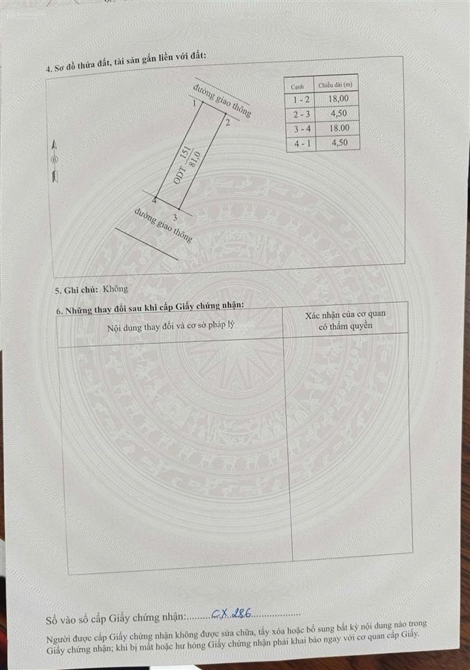 Bán gấp lô đất 81m2 gần viện 109, đã có sổ, giá chỉ 2.45 tỷ có thương lượng.  0963 066 ***