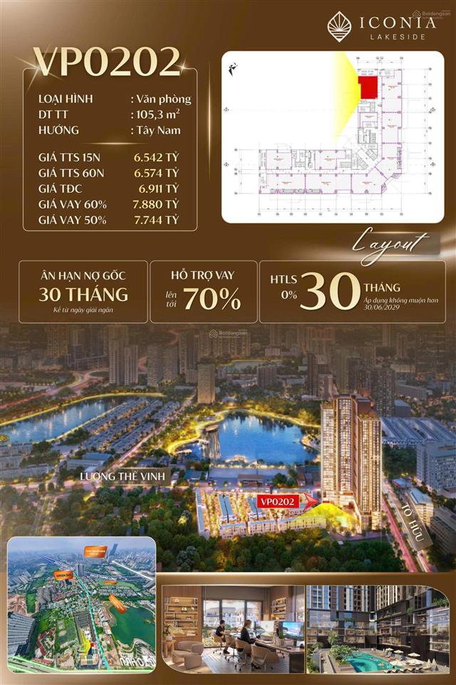 Bán văn phòng (shophouse) tại dự án mipec tố hữu, diện tích 105m2 giá chỉ 6,5 tỷ.