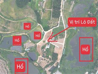 Bán lô đất nghỉ dưỡng siêu đẹp tản lĩnh, ba vì , 339m2, 2 mặt đường view hồ, view núi 2,2 tỷ