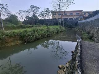 Bán đất vip 2 mặt tiền tại xã ba trại, huyện ba vì, hà nội, 2,45 tỷ, 350 m2, view suối