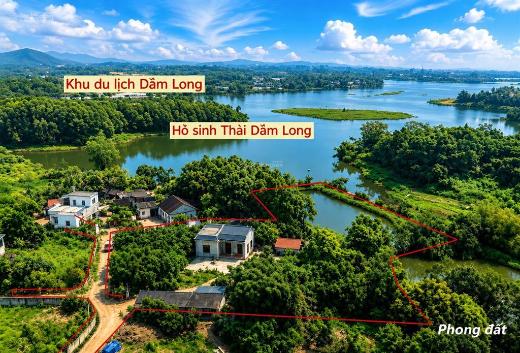 5438m2 bám hồ đầm long giá chỉ 1,7 triệu/m2