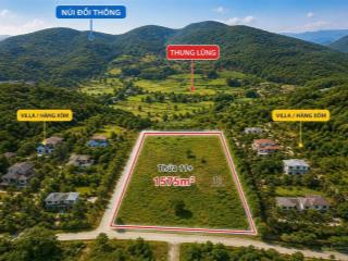 Bán đất nhà vườn view thung lũng ba vì, diện tích 1.575m2 giá nhỉnh 4 tỷ đất ở 200m2