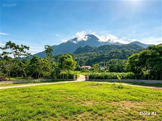 Siêu phẩm villa chân núi ba vì  yên bài hơn 2 triệu/m2, dt 5200m2