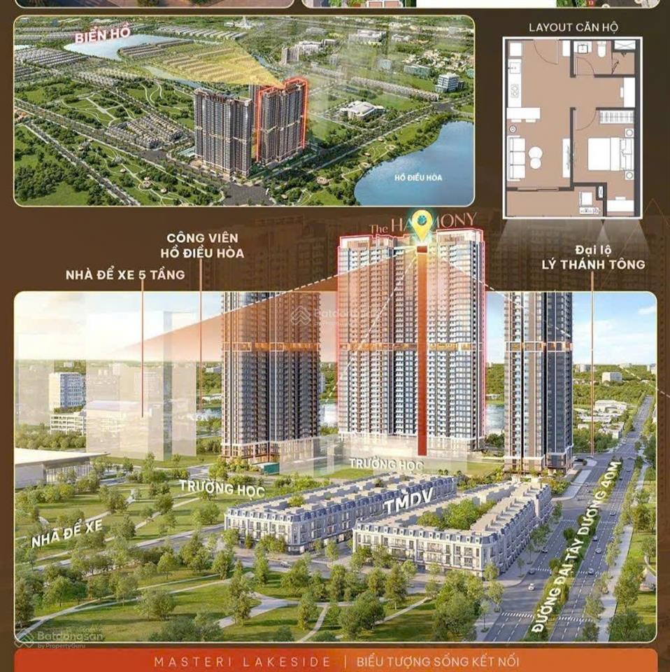 Chính chủ bán căn hộ masteri lakeside vinhomes ocean park 1 | view công viên hồ, hướng đông nam