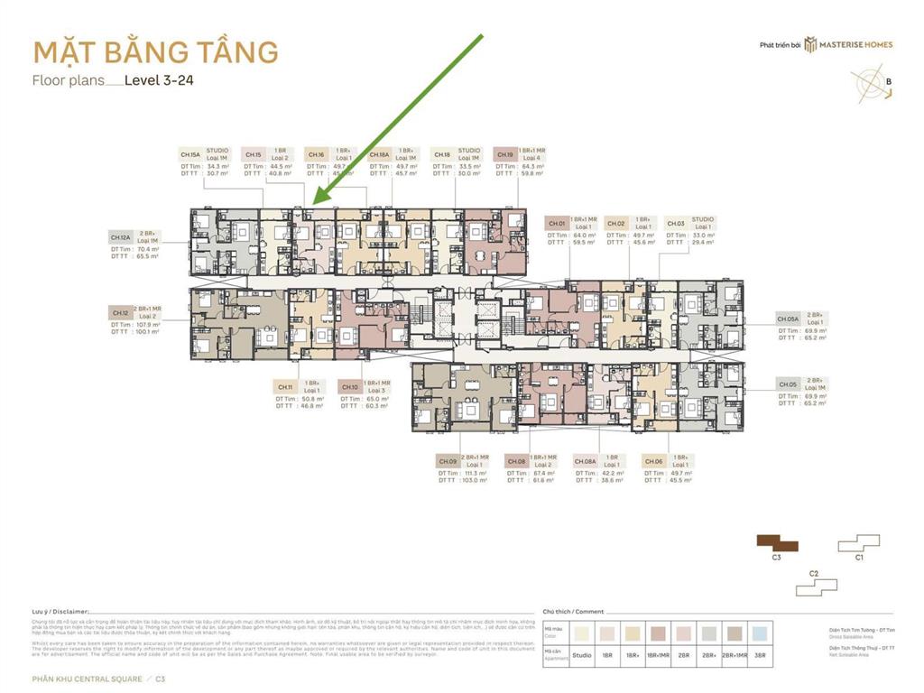 Chính chủ cần bán căn 40.8m2 1pn masterise trinity.
diện tích 40.8m2