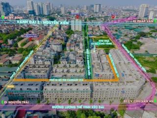 Dự án rue de charm ngõ 248 nguyễn xiển dt 172m x5 lô góc  0982 824 ***