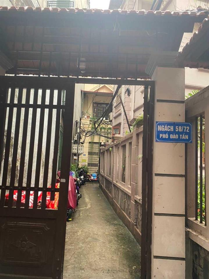 Chính chủ bán nhà 4 tầng ngõ 92 đào tấn