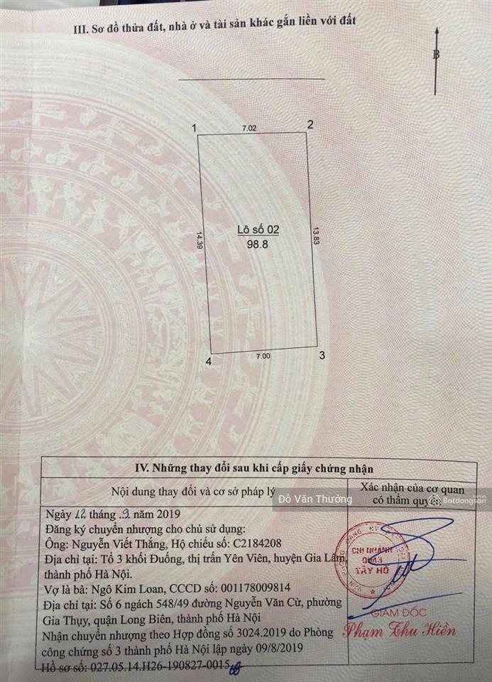 Bán liền kề đấu giá ao dài tại phú thượng, đối diện sunshine ciputra mt 7m 2 mặt đường 17m và 6m