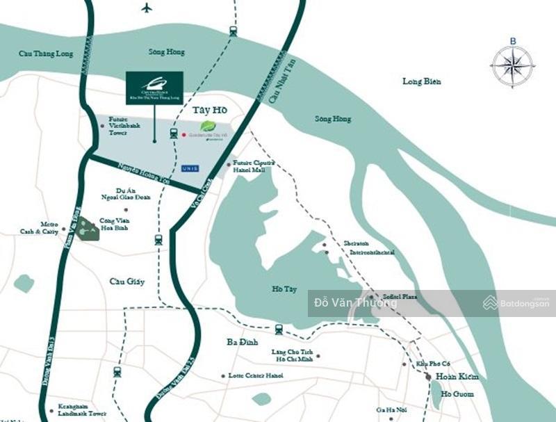 Bán biệt thự đôi ciputra 360m2 mt 18m, hướng đông bắc