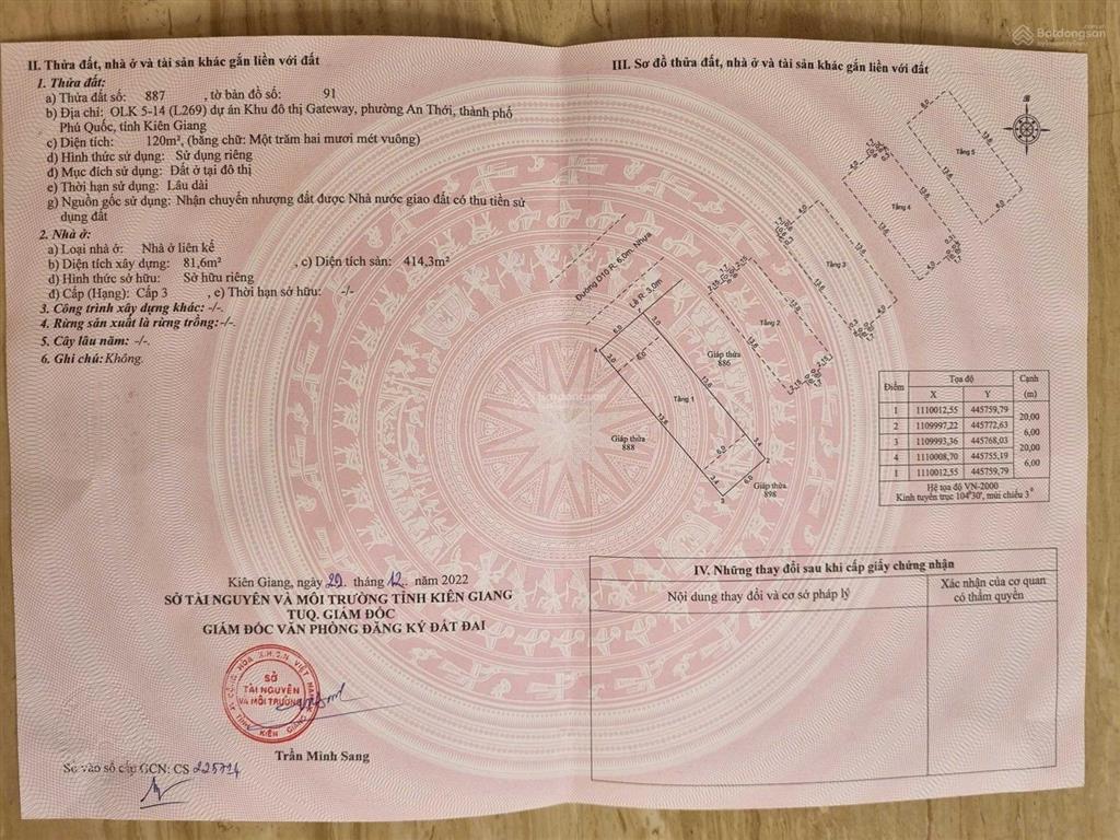 Chính chủ bán nhanh lô l269 đã hoàn thiện, gần biển, có sổ đỏ