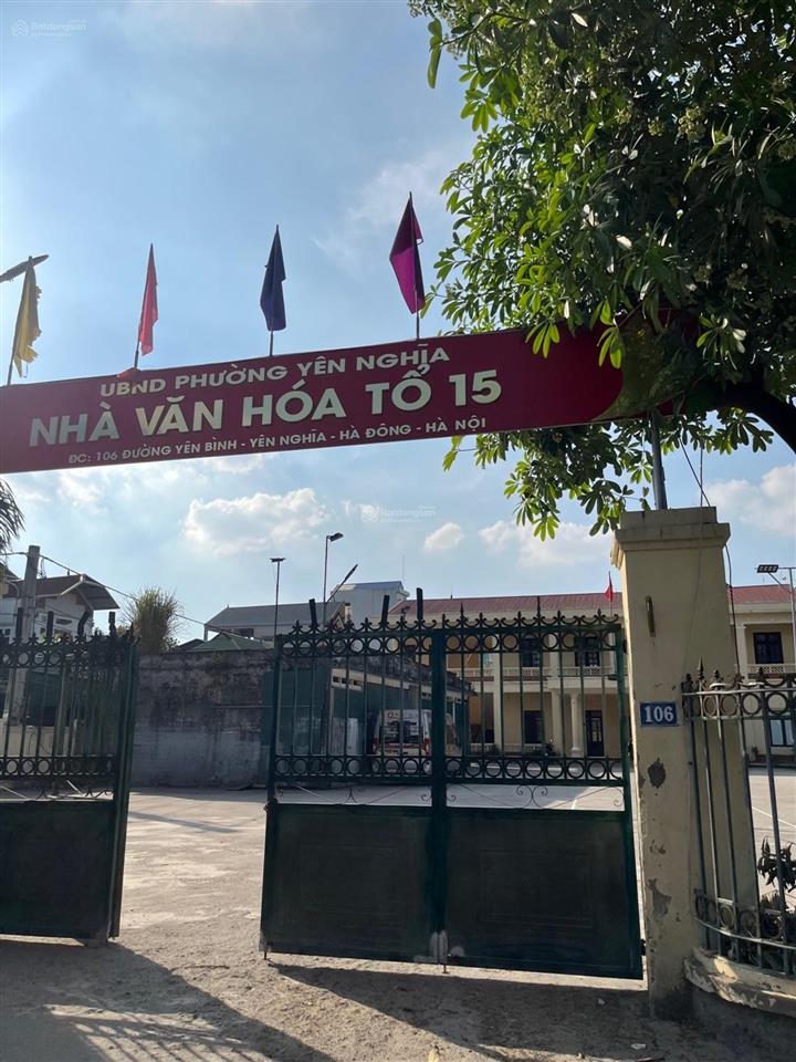 Bán đất 58m2 yên bình, yên nghĩa, hà đông, mặt tiền 4m  ngõ ô tô  sổ vuông  6,3 tỷ