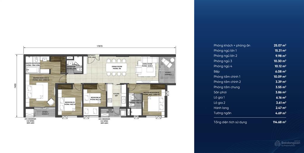 Bán căn 4 phòng ngủ dhomme hàng vip giá tốt nhận nhà được ngay  0938 330 ***