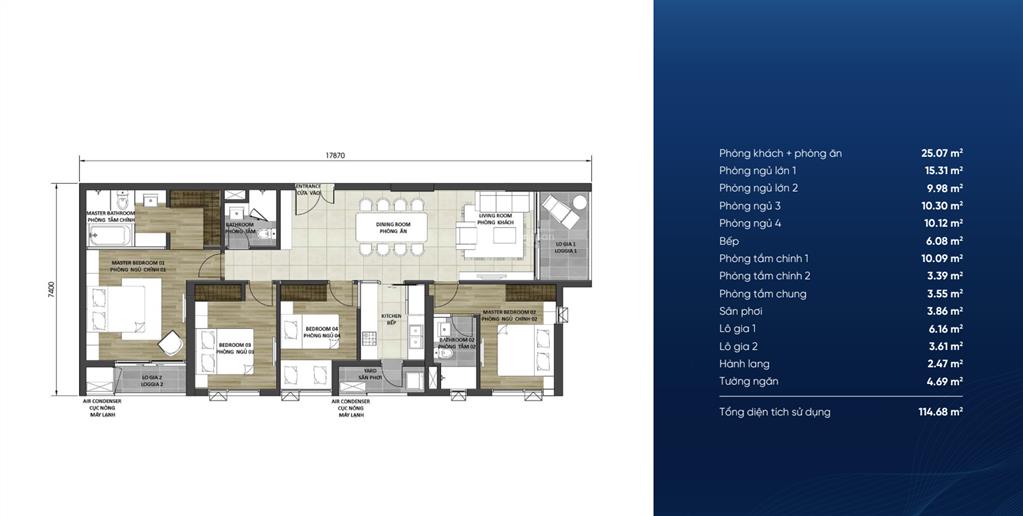 Bán căn hộ d  homme, đường hồng bàng, 7,8 tỷ, 127m2, 4pn, 3wc, giá cực tốt