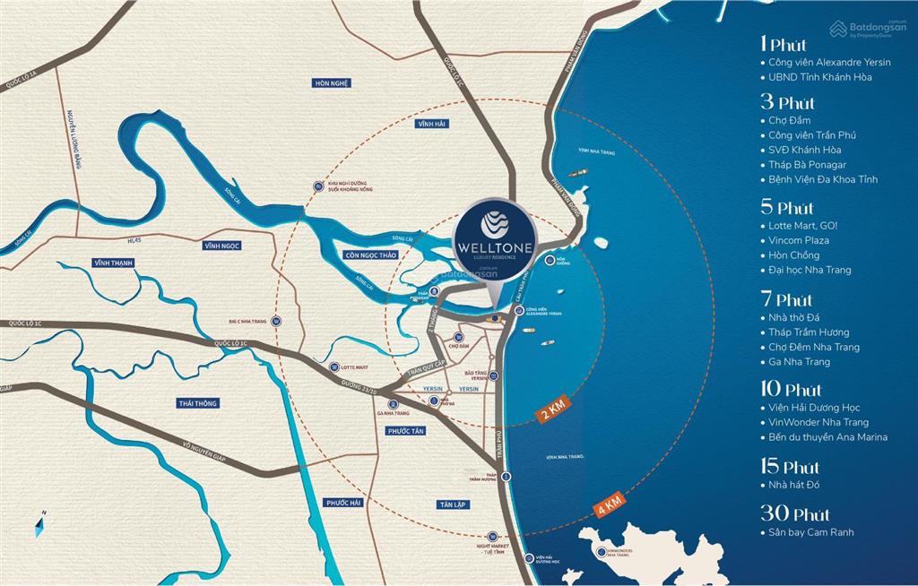 Nhận booking căn đẹp view biển, sông welltone nha trang