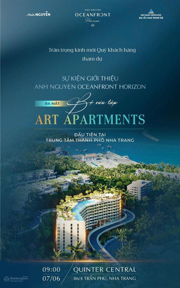 Căn hộ biển anh nguyễn horizon nha trang  vị trí vàng đường trần phú đối diện kdl vinpearl