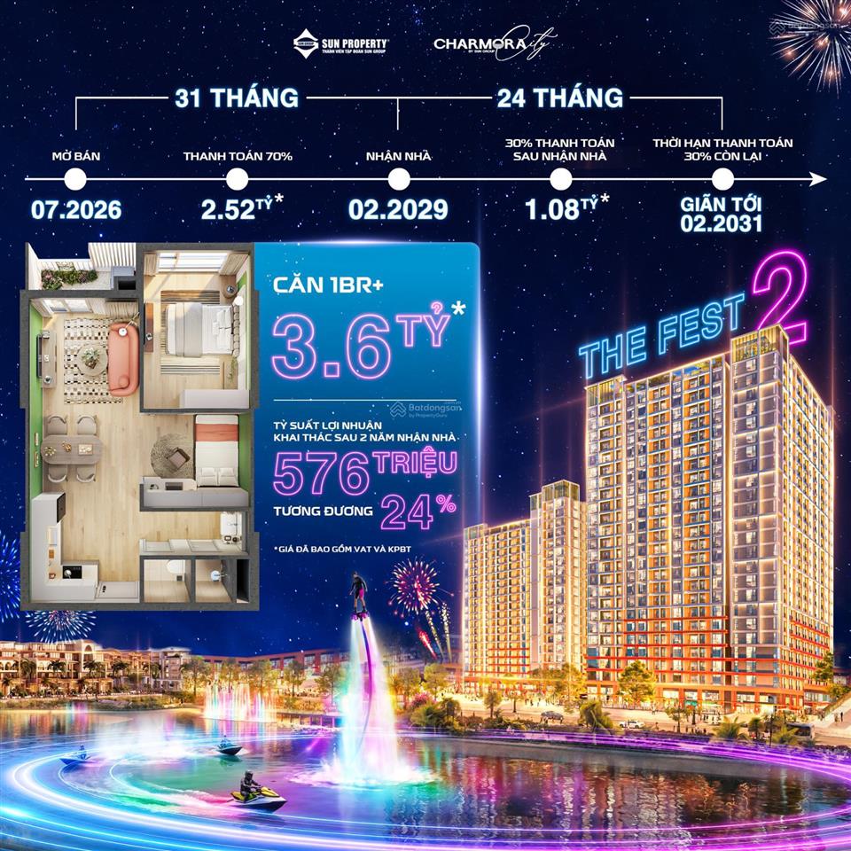 Hiếm có căn studio giá chỉ 1,6tỷ trực tiếp cđt, đối diện hồ pháo hoa và công viên trung tâm