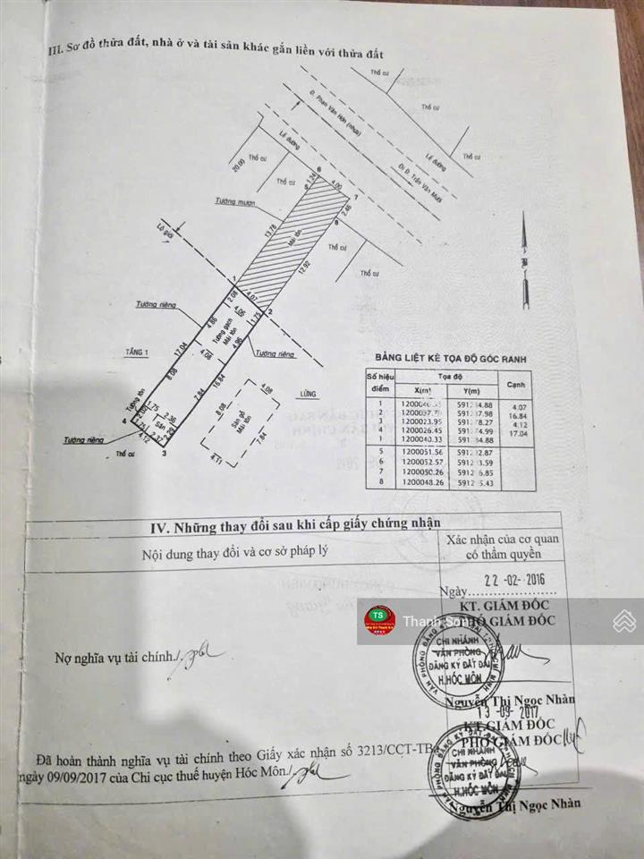 Bán nhà 120m2 shr gần chợ đại hải mặt tiền phan văn hớn