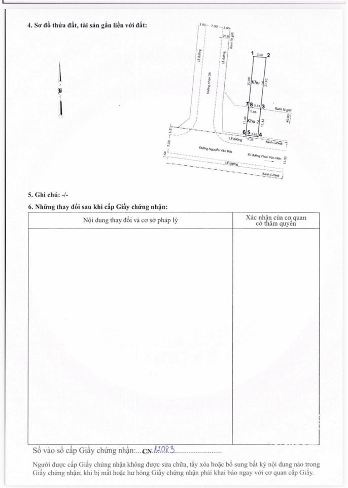 Bán đất thổ cư 162m2 mặt tiền nguyễn văn bứa xã xuân thới sơn