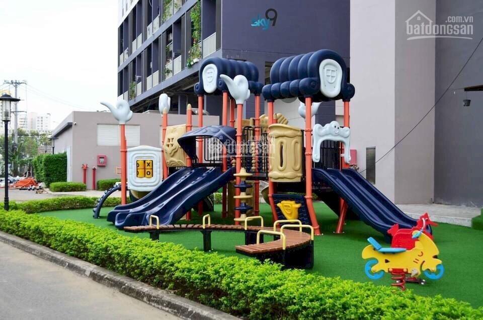 Căn hộ sky 9 liên phường, 63m2 2pn 2wc ban công, nội thất cơ bản, sơn mới, 7 triệu, hồ bơi gym yoga
