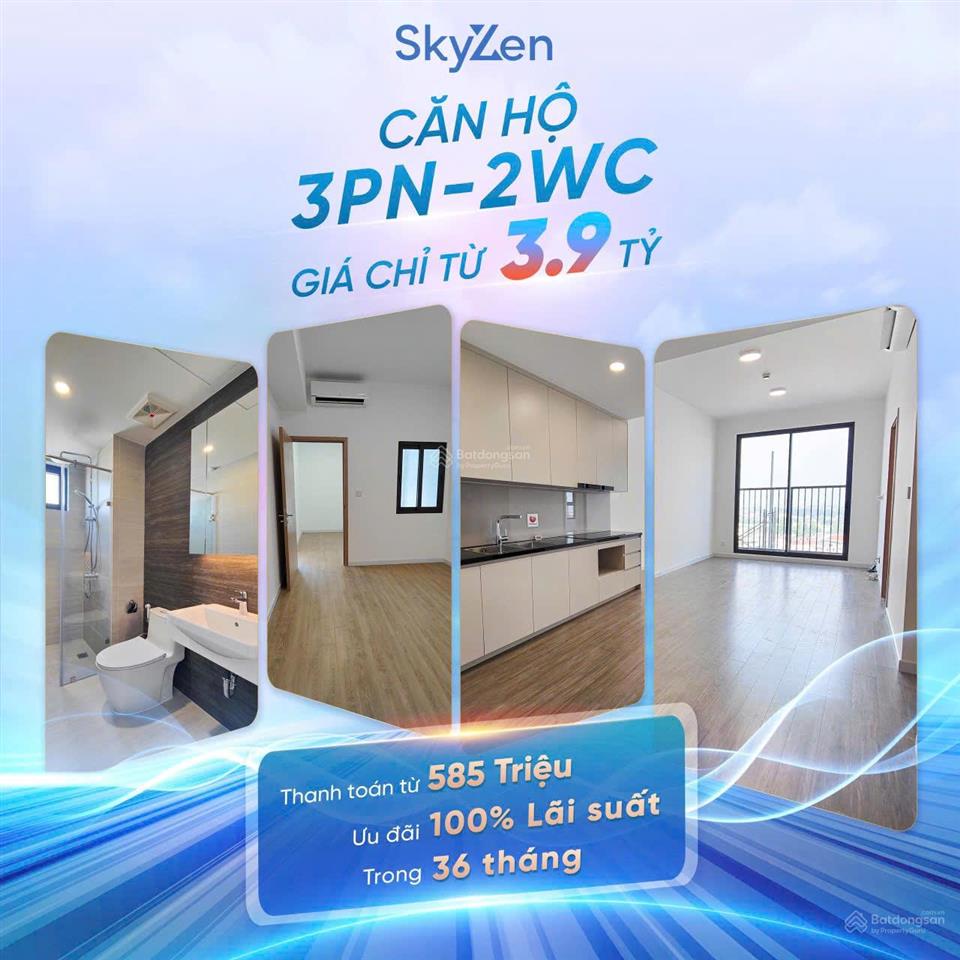 Cơ hội sở hữu căn hộ studio 36m² hiện đại tại sky zen vị trí cửa ngõ tp.hcm