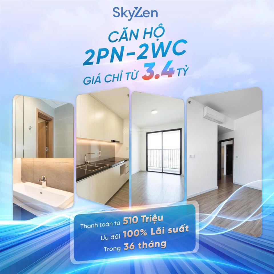 Cơ hội sở hữu căn hộ studio 36m² hiện đại tại sky zen vị trí cửa ngõ tp.hcm