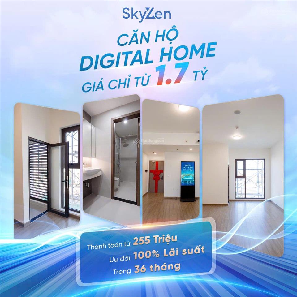 Cơ hội sở hữu căn hộ studio 36m² hiện đại tại sky zen vị trí cửa ngõ tp.hcm