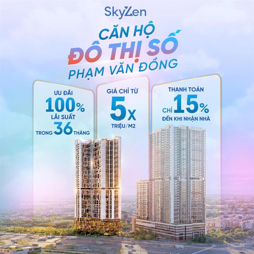 Cơ hội sở hữu căn hộ studio 36m² hiện đại tại sky zen vị trí cửa ngõ tp.hcm