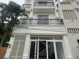 Nhà mới 1 trệt 2 lầu sân thượng 6x10m 4 phòng 5 wc đường 33 lê văn thịnh tel 0906 856 *** sang