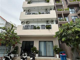 Bán tòa căn hộ 16 phòng sơn thủy 8, 127m2, kẹp cống 3 mặt thoáng, thu net 150tr/tháng