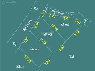 80m2 full thổ cư tại thôn việt an gần nhà văn hóa gần chợ việt an dân cư đông đúc